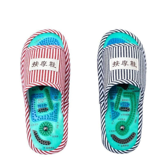 Pantufa Massageadora, Reflexologia e Acupressão - terapia podal