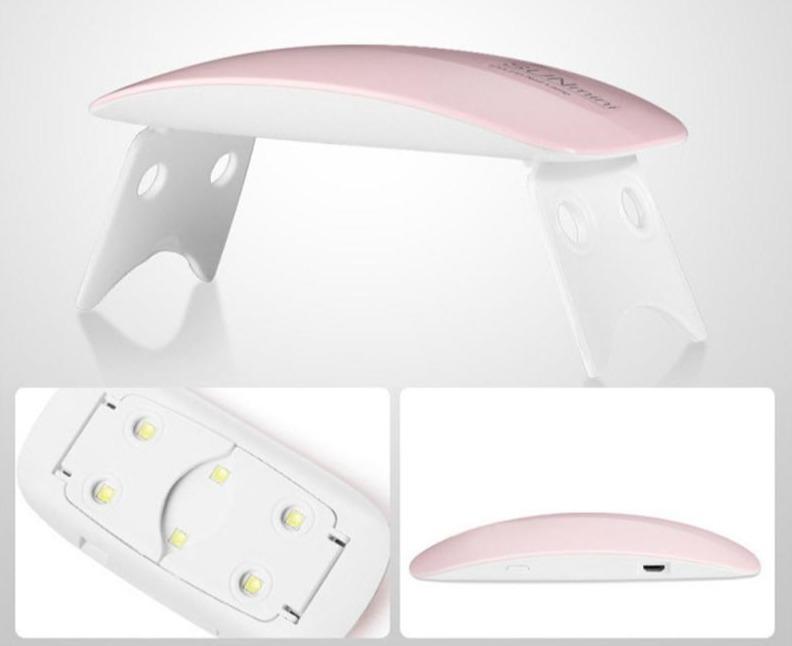 Secador de Unhas Portátil Carregamento USB - Secagem Rápida