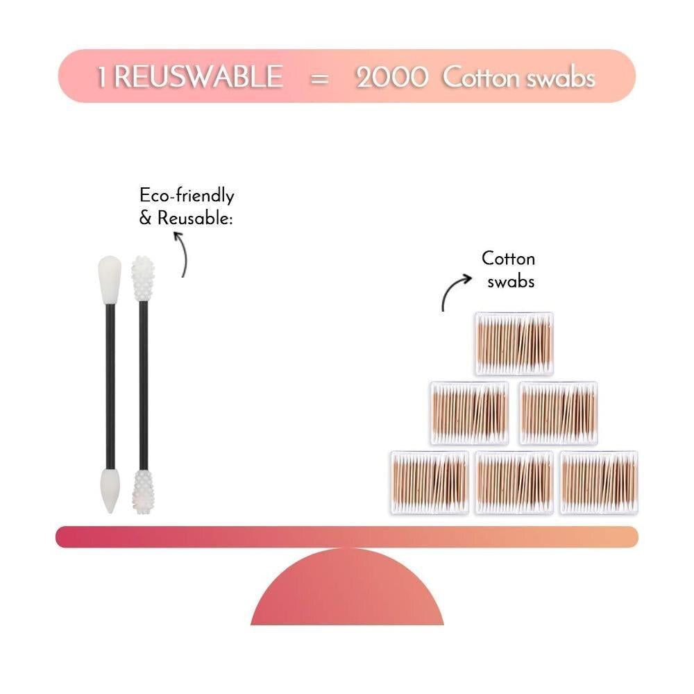 Cotonete Reutilizável - Cotton Swab Stick