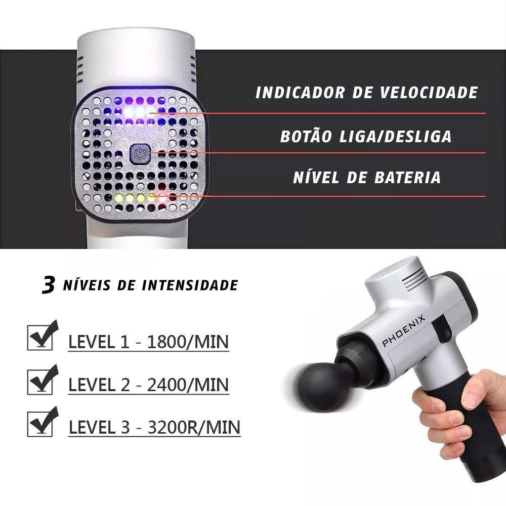 Pistola Massageadora Phoenix A2 Body Shaping Professional